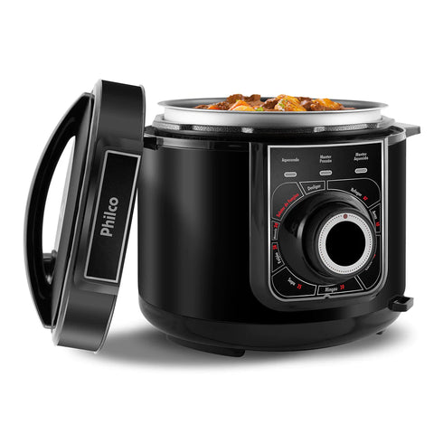 Panela de Pressão Elétrica Philco 5L PPP02PI Inox + Super Kit 12 Utensílios Premium